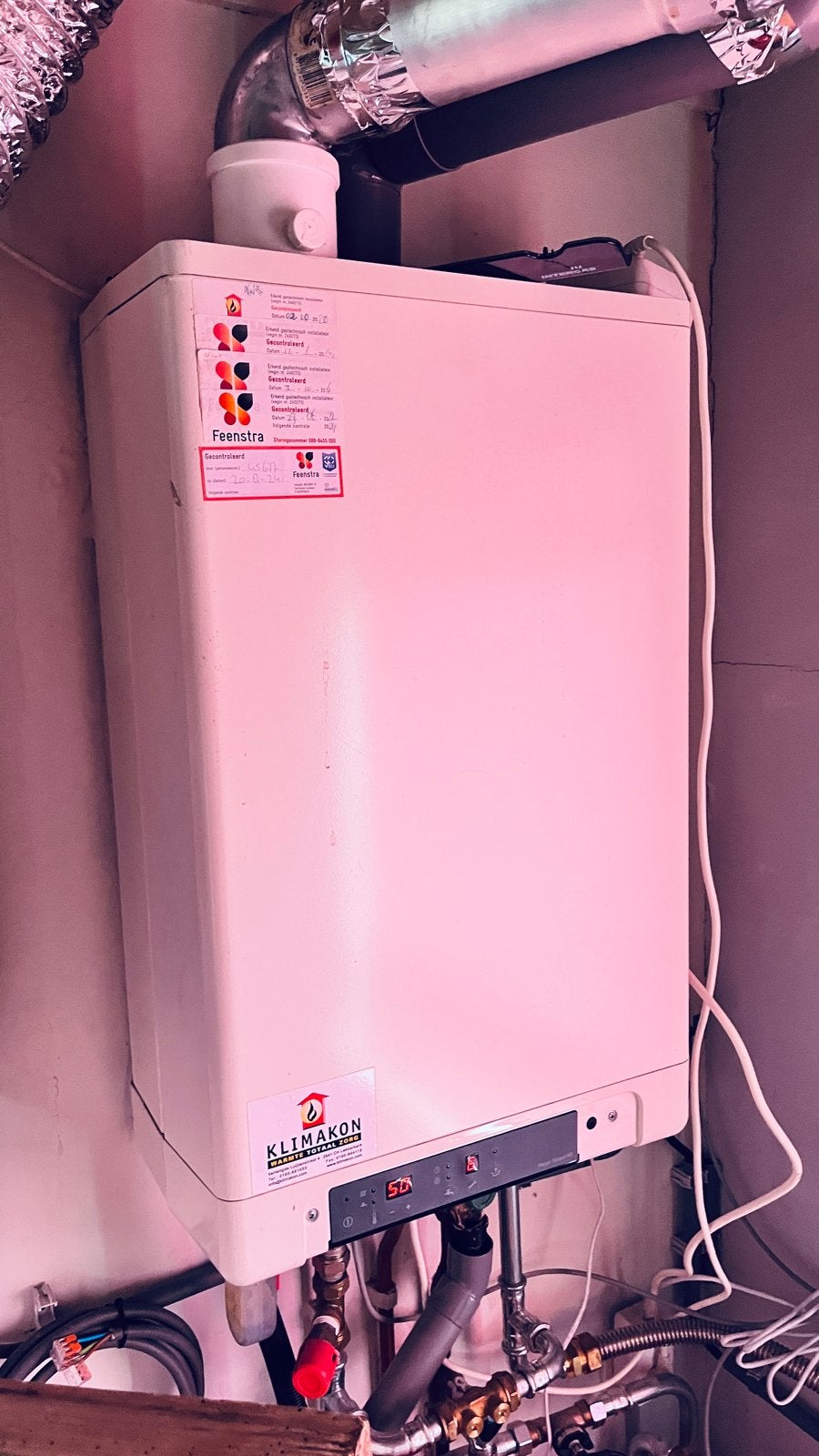 Intergas Kompakt HRE 36/30 CV-ketel - Hoog Rendement, Gebruikt, Hoog rendement (Hr), Cv-ketel of Combi-ketel, Minder dan 60 cm