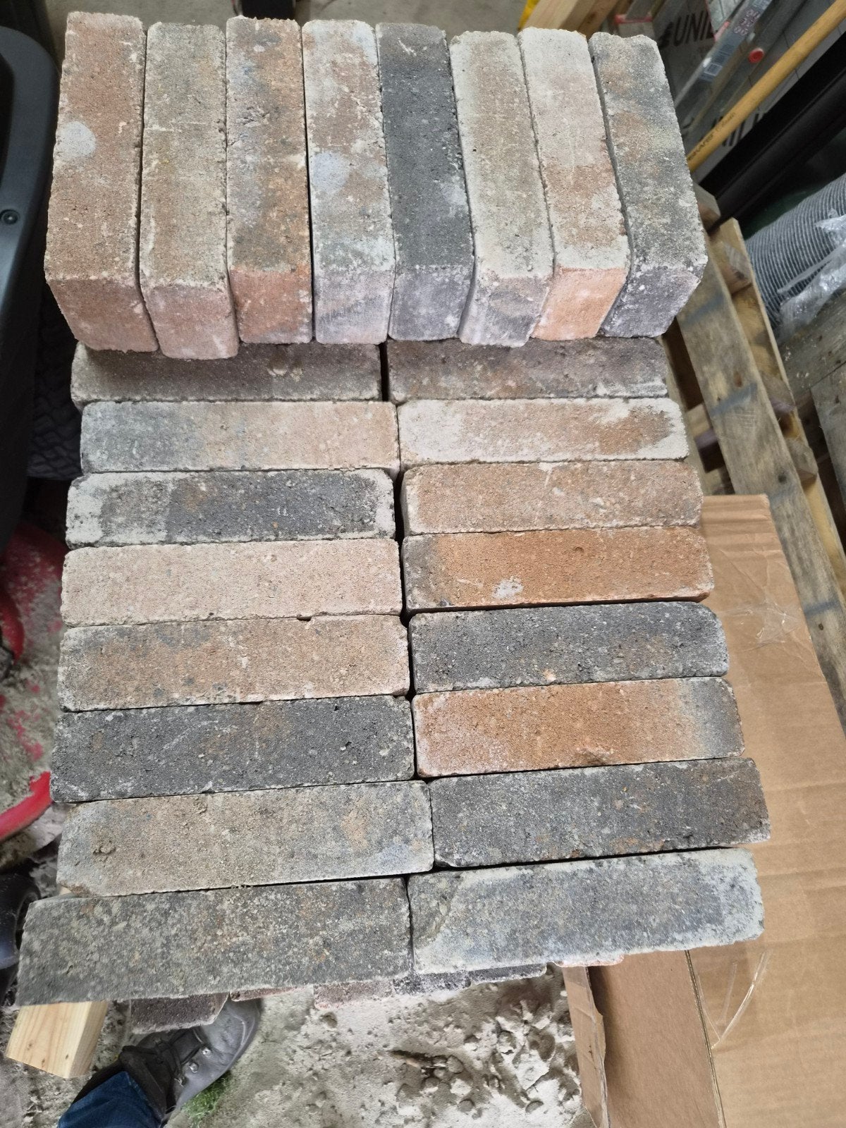 Gebruikte terrastegels, diverse kleuren en maten, Ophalen, Overige materialen, Gebruikt, Minder dan 20 cm