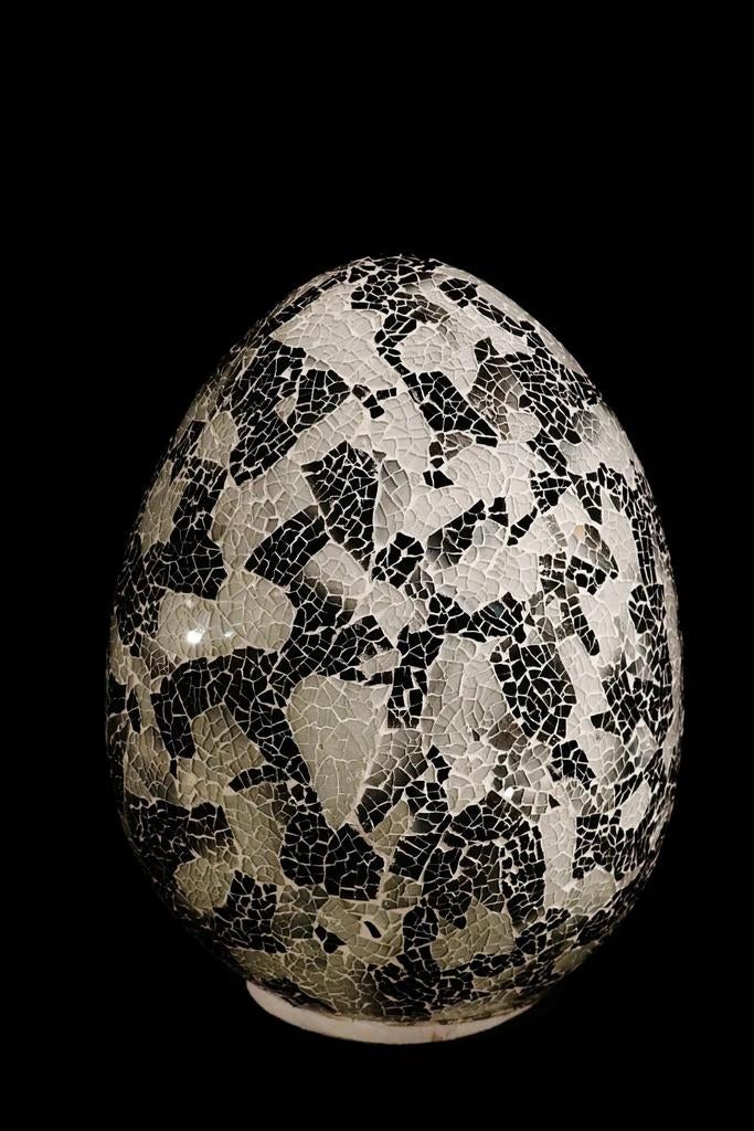 Design Tafellamp Big Egg- 40cm sfeerVerlichting & Decoratie, Huis en Inrichting, Lampen | Tafellampen, Ophalen, Overige materialen