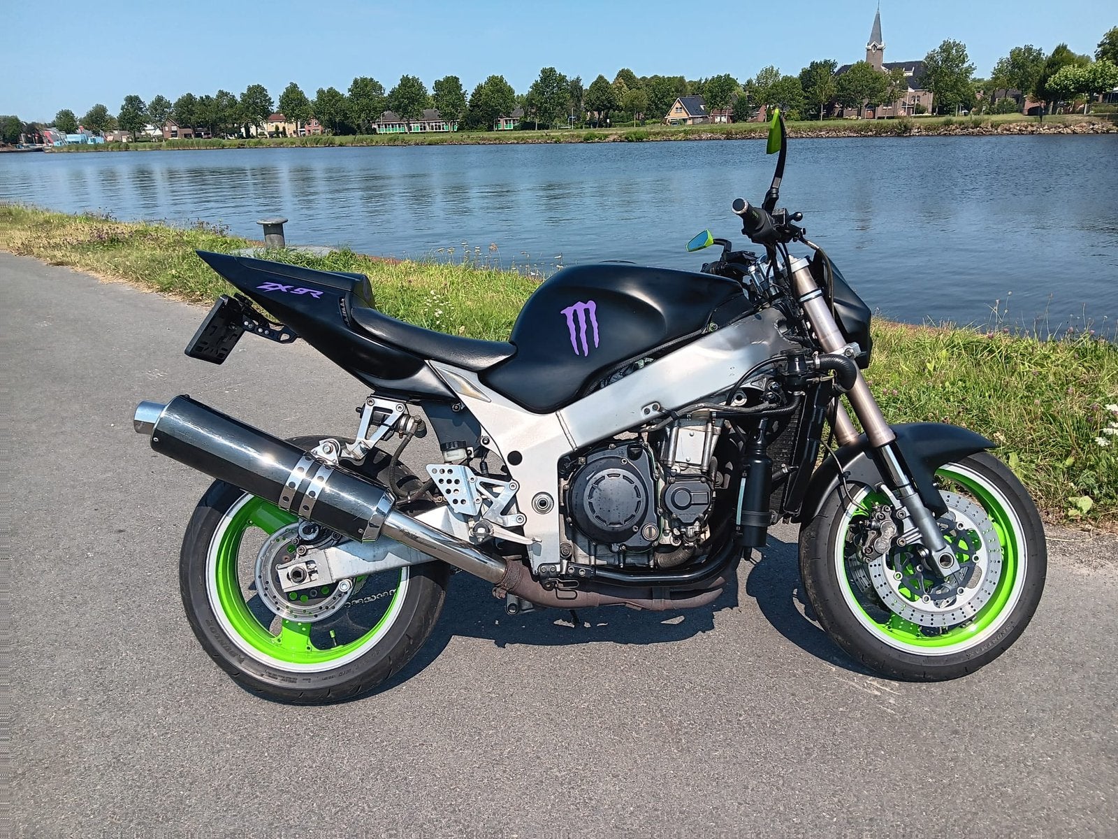 Kawasaki ZX9R 1996 nakedbike, Ophalen, Gebruikt
