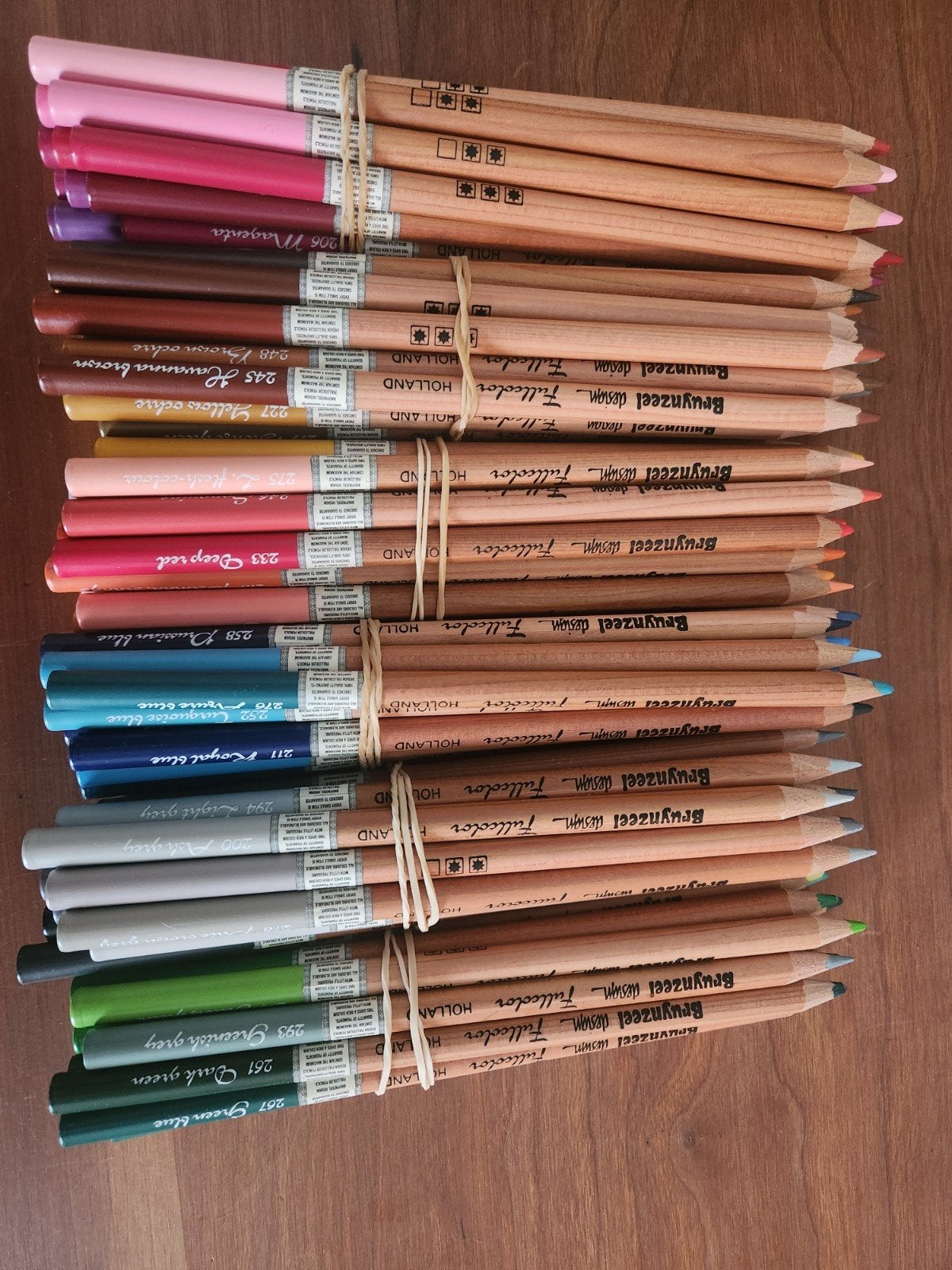 Oude Bruynzeel Design Fullcolor Kleurpotloden - 100 Stuks, Verzenden, Zo goed als nieuw, Potlood of Stift