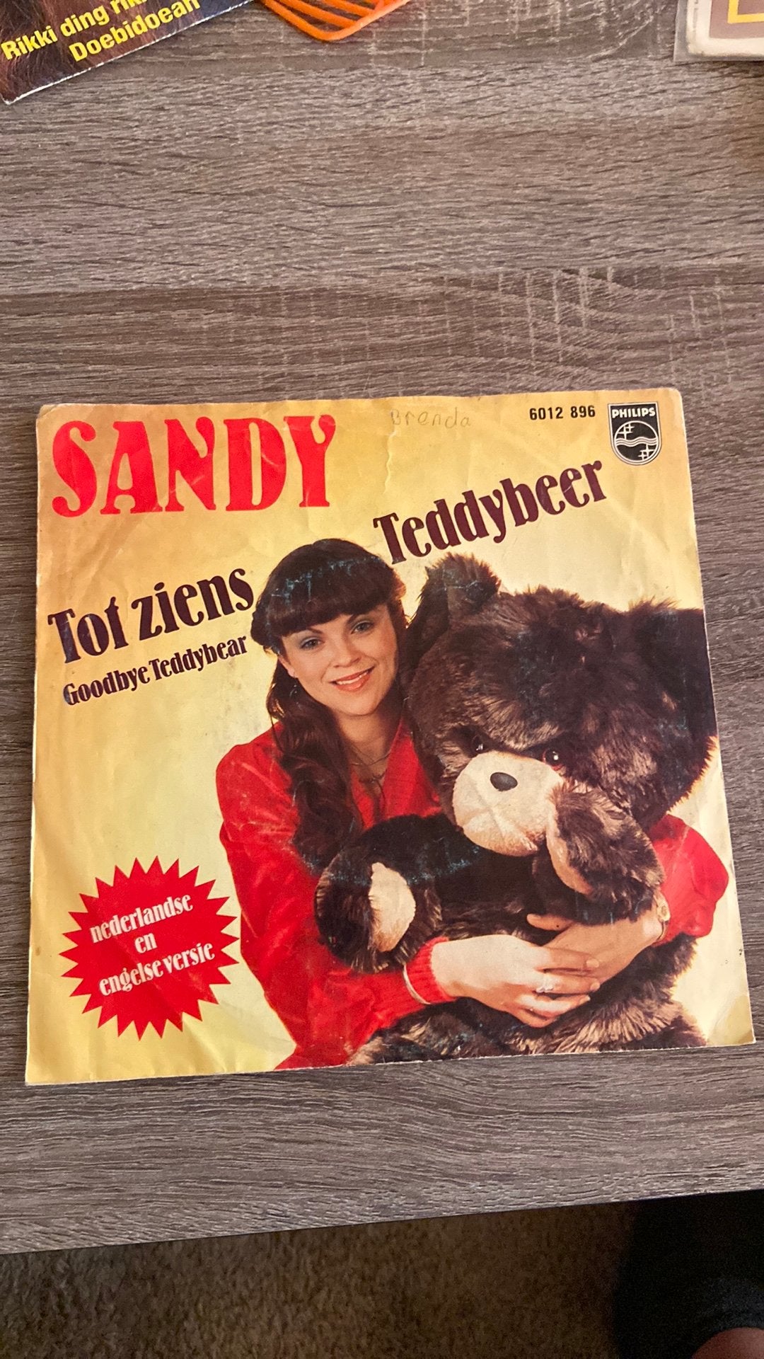 Sandy - teddy beer, Ophalen of Verzenden, Zo goed als nieuw, Overige formaten, Levenslied of Smartlap