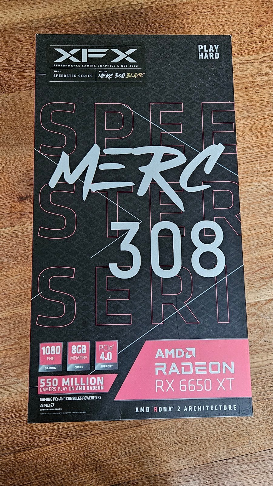 XFX MERC SPEEDSTER RX 6650XT 8GB, Computers en Software, GDDR6, PCI-Express 4, Ophalen of Verzenden, Zo goed als nieuw