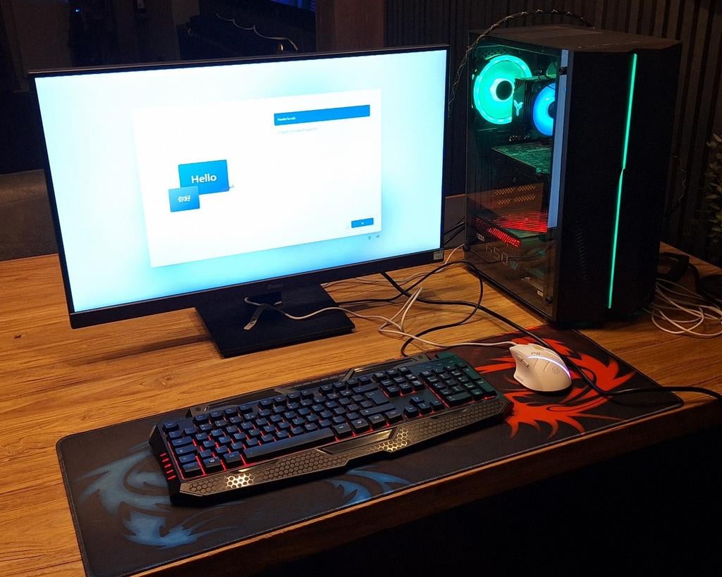 Gaming pc computer set Intel Core i7 GTX1050, Computers en Software, Desktop Pc's, Gebruikt, Onbekend, HDD, SSD, 16 GB, Met videokaart