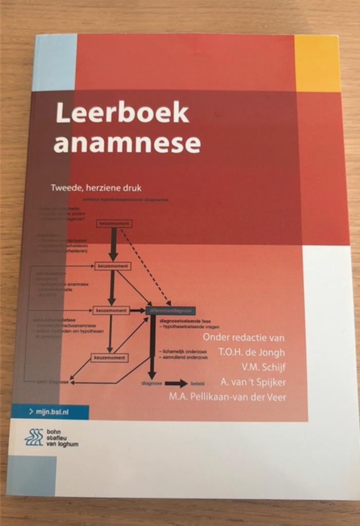 Leerboek anamnese - Tweede, herziene druk, Ophalen of Verzenden, Nieuw