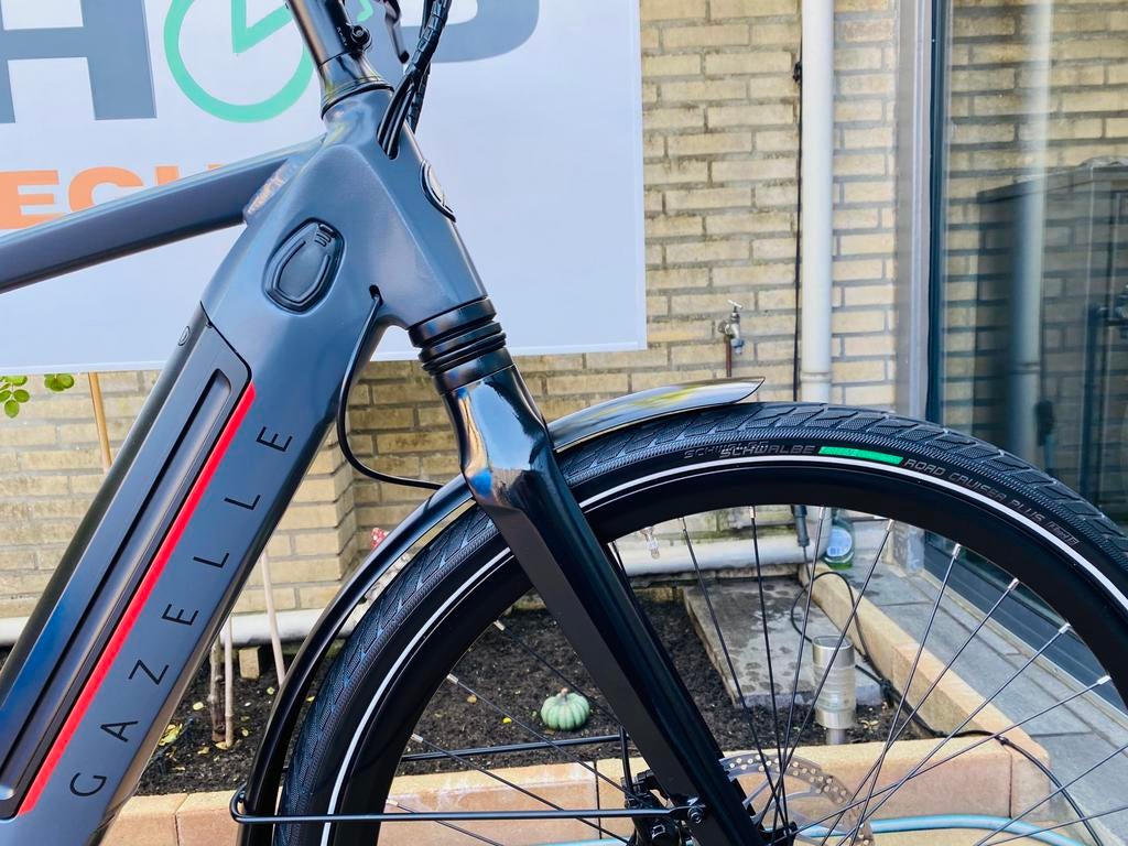 Gazelle Ultimate T10 Bosch Middenmot Active Line Plus.Km3606, Ophalen of Verzenden, Zo goed als nieuw, 5467kc, 55 tot 59 cm
