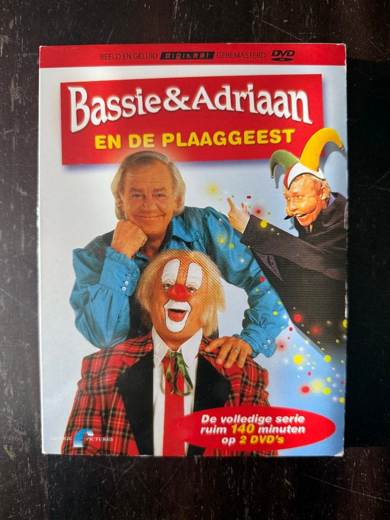 Bassie en Adriaan en de Plaaggeest ( 2 DVD Box ), Avontuur, Bonusmateriaal, Alle leeftijden, Zo goed als nieuw
