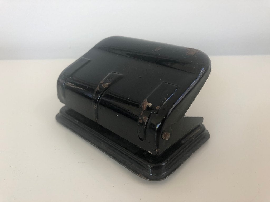 A488 Retro bureau perforator 208 Sax, Ophalen of Verzenden, Gebruikt