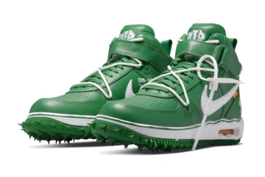 NIEUW Nike Air Force 1 Mid x Off-White “Pine Green” 42.5, Ophalen of Verzenden, Nieuw, Overige kleuren