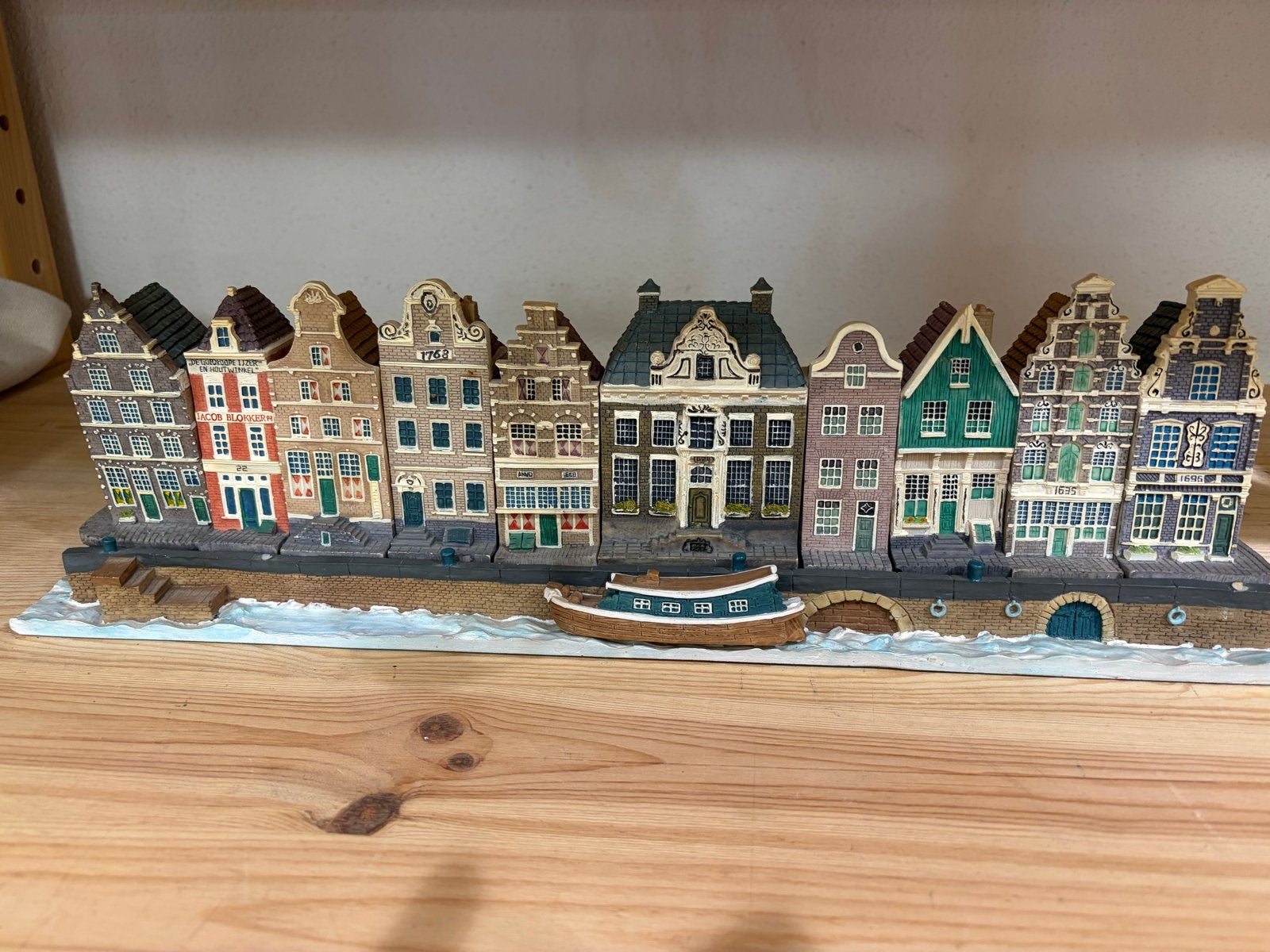 Blokker Steengoed: 10 miniatuur grachtenpanden, Onbekend, Ophalen of Verzenden, Zo goed als nieuw, Onbekend