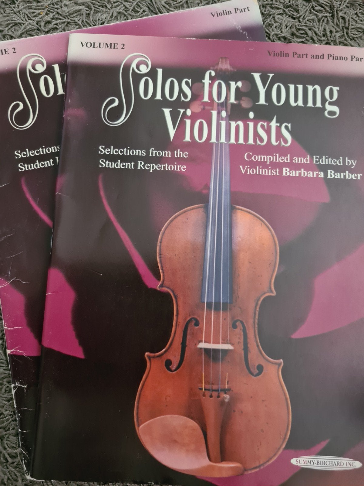 Solos for young violinists volume 2 - Barbara Barber, Ophalen of Verzenden, Gebruikt, Les of Cursus