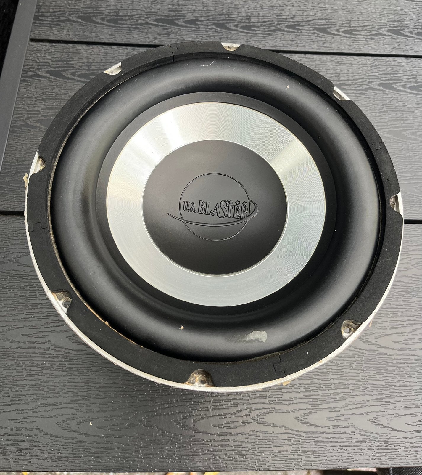 Subwoofer 10 inch us blaster 300 watt, Gebruikt, G, G, G