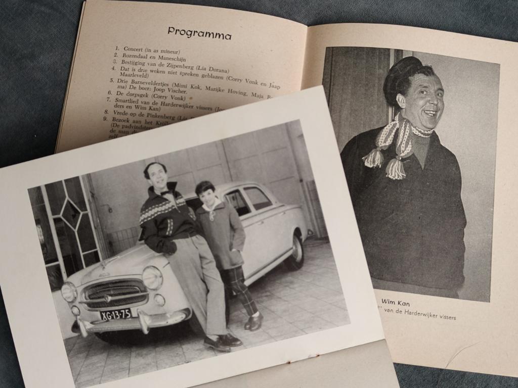 1957, WIM KAN, CORRY VONK, ALBERT MOL, ABC CABARET, Ophalen of Verzenden