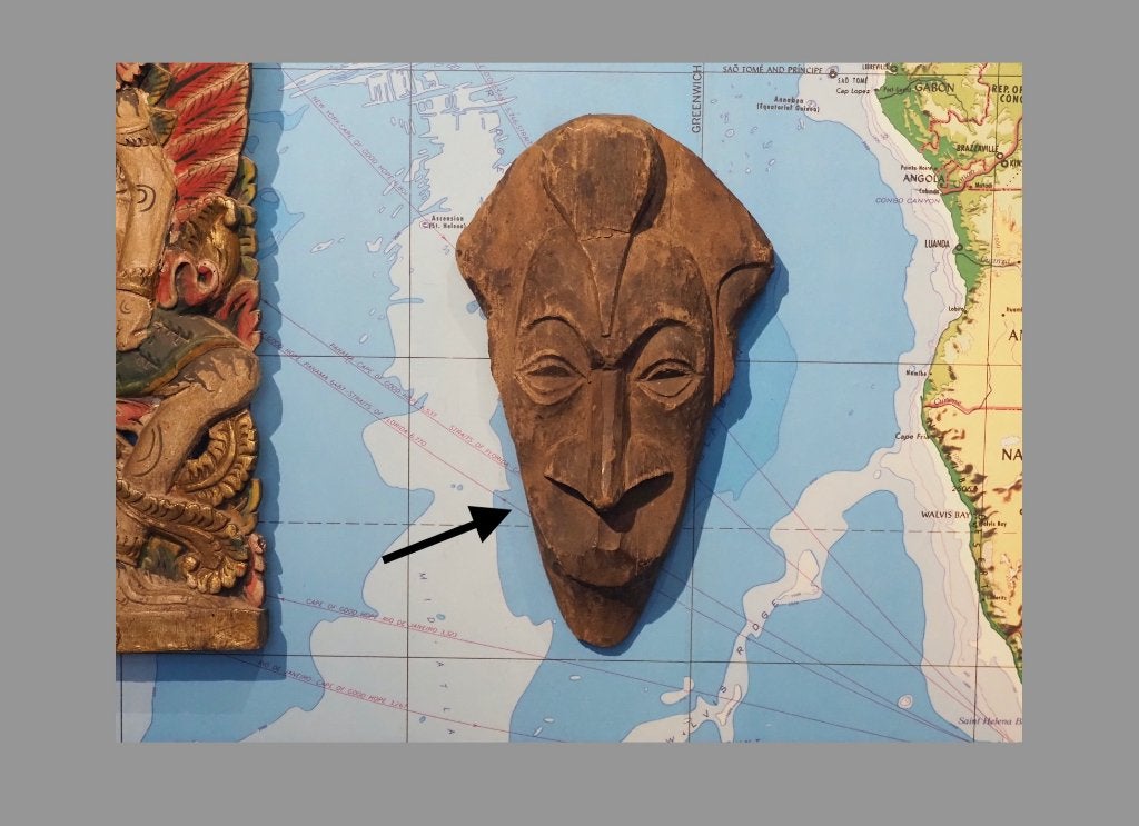 Voorouder Masker Pora Pora Papua-Nieuw-Guinea (170725-03), Hout, Masker, Papoea-Nieuw-Guinea, Ophalen of Verzenden