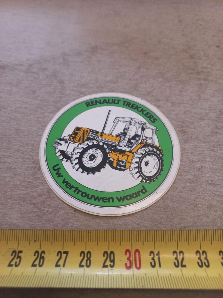 Renault trekkers uw vertrouwen waard, Verzamelen, Stickers, Ophalen of Verzenden, Zo goed als nieuw
