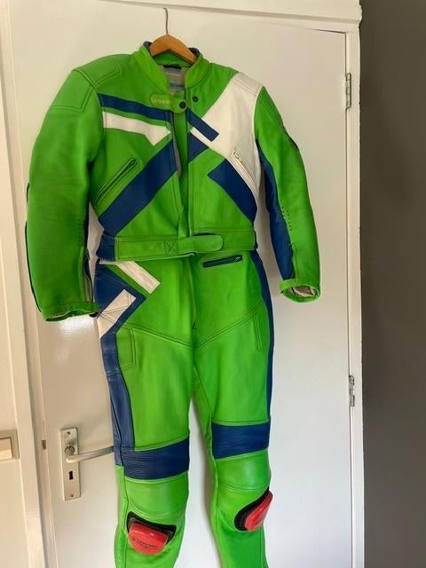 Motorpak combi Lookwell maat 40 Kawasaki groen, Motoren, Kleding | Motorkleding, Ophalen, Lookwell, Tweedehands, Heren