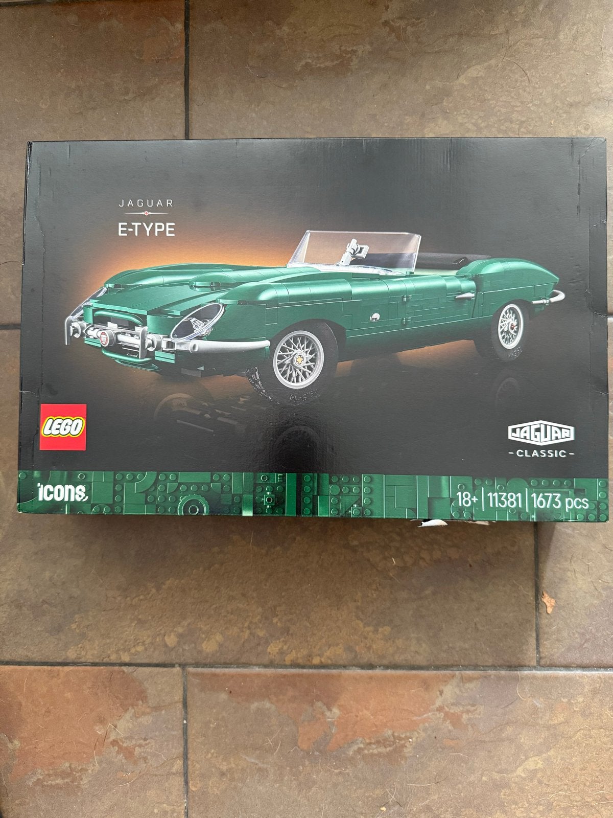 LEGO Icons Jaguar E-Type (11381)- Nieuw in doos, Ophalen of Verzenden, Nieuw, Overige merken
