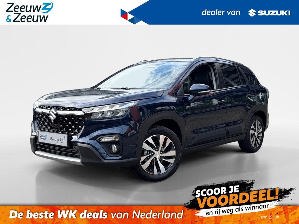 Suzuki S-Cross 1.4 Boosterjet Style Hybrid | 1850 euro Korti, 12 maanden, 4 cilinders, Blauw, Leder