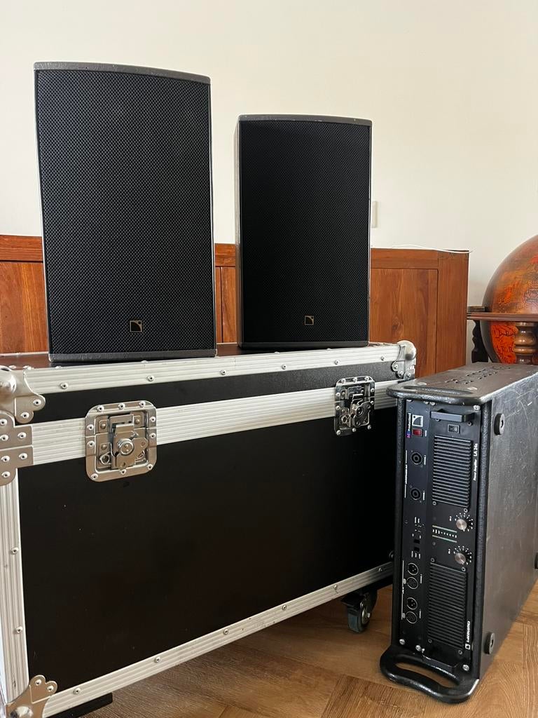 L-Acoustics MTD108a Set incl Versterkerrack en Flightcase, Ophalen, Gebruikt, Audio