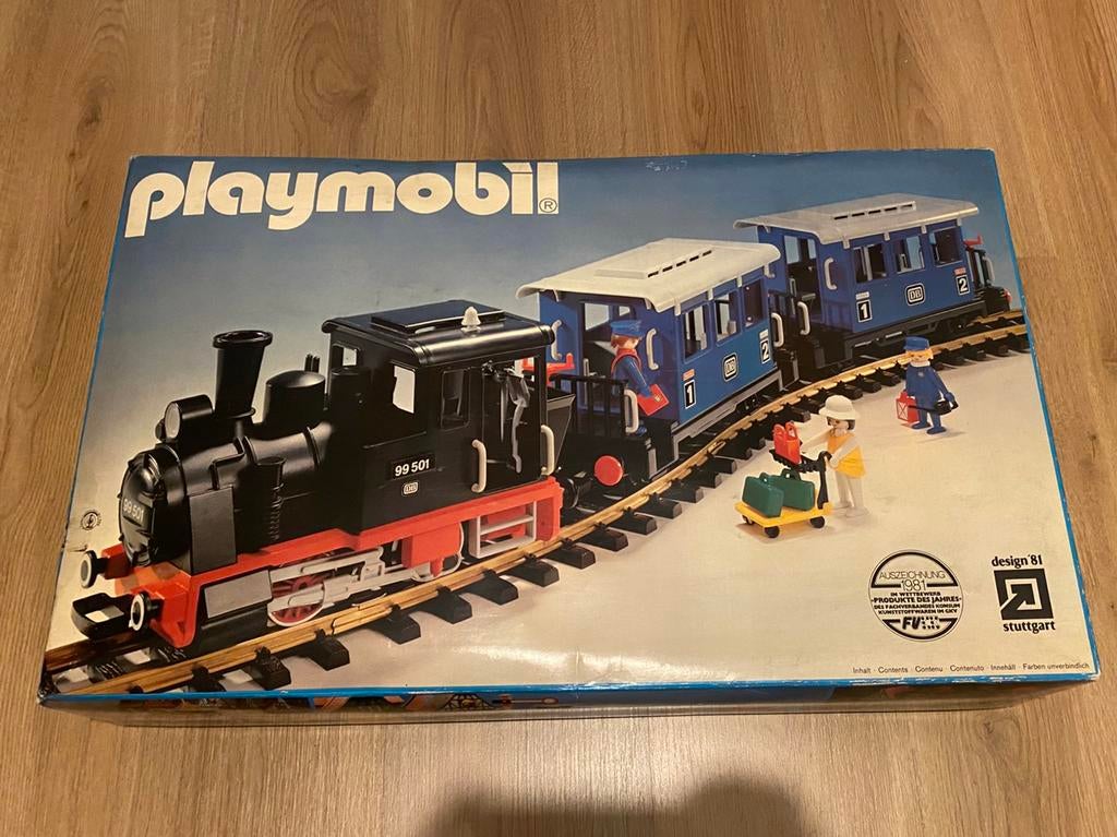 Playmobil 4000 Stoomlocomotief met passagierswagons, Ophalen, Zo goed als nieuw, Complete set