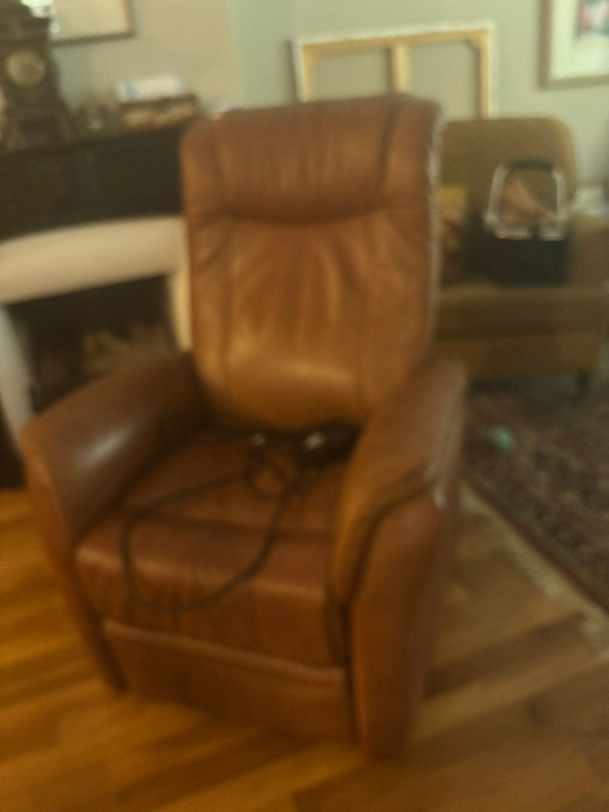 Gratis relax stoel elektrisch., Ophalen, Zo goed als nieuw, 50 tot 75 cm, Leer