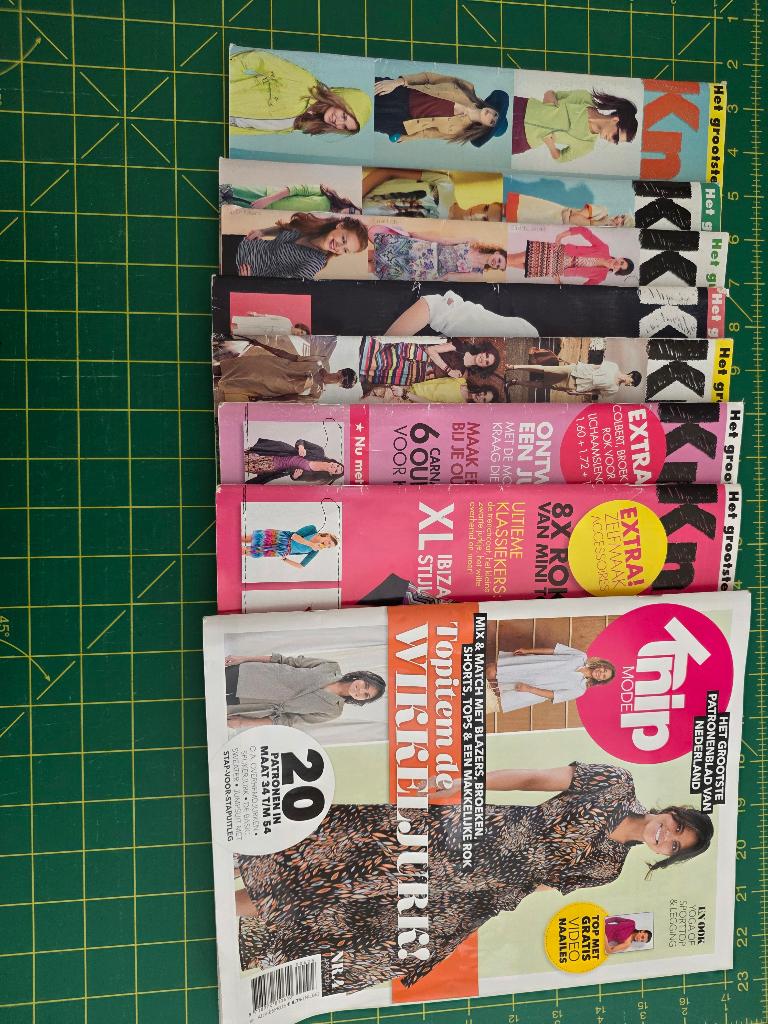 patronenbladen Knipmode, Hobby en Vrije tijd, Kledingpatronen, Verzenden, Vrouw, Knipmode, Overige typen