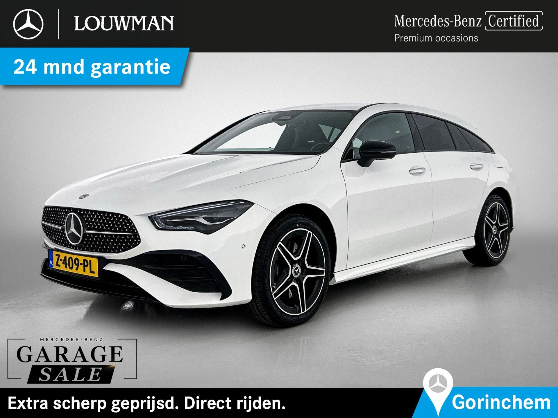 Mercedes-Benz CLA-Klasse Shooting Brake 250 e AMG Plug-In Hy, Gebruikt, 4 cilinders, 15 kWh, Wit