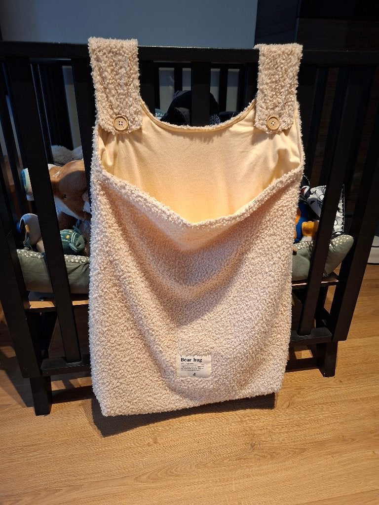 Boxtas jollein teddy beige, Ophalen, Zo goed als nieuw