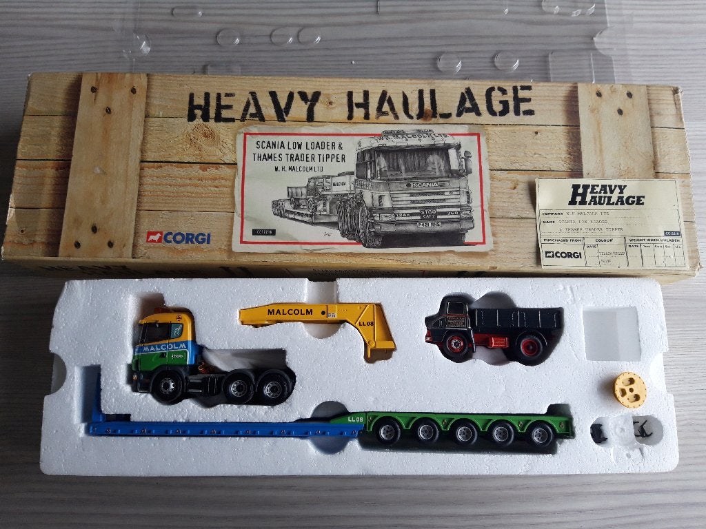 corgi scania low loader nr cc12210, Ophalen of Verzenden, Nieuw, Bus of Vrachtwagen, Corgi