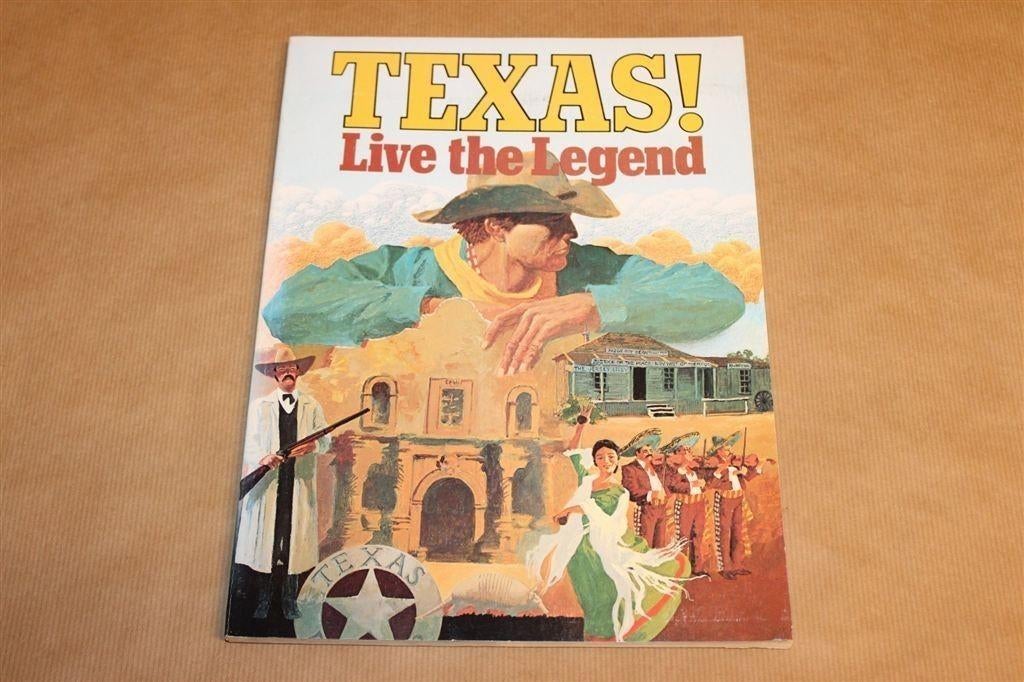 Texas, Live the Legend — Engelstalige Reisgids 1983 Vintage, Boeken, Europa, Ophalen of Verzenden, Reisgids of -boek, Gelezen