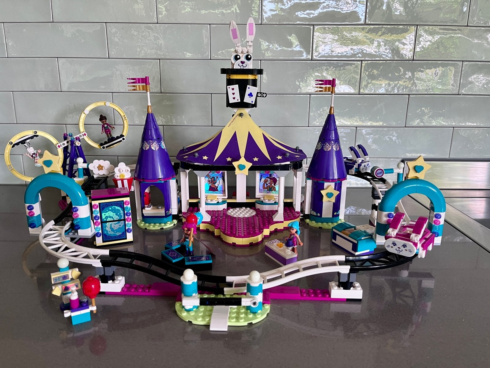 LEGO Friends 41685 - Magische Kermisachtbaan - incl. doos, Lego, Friends, Ophalen of Verzenden, Zo goed als nieuw