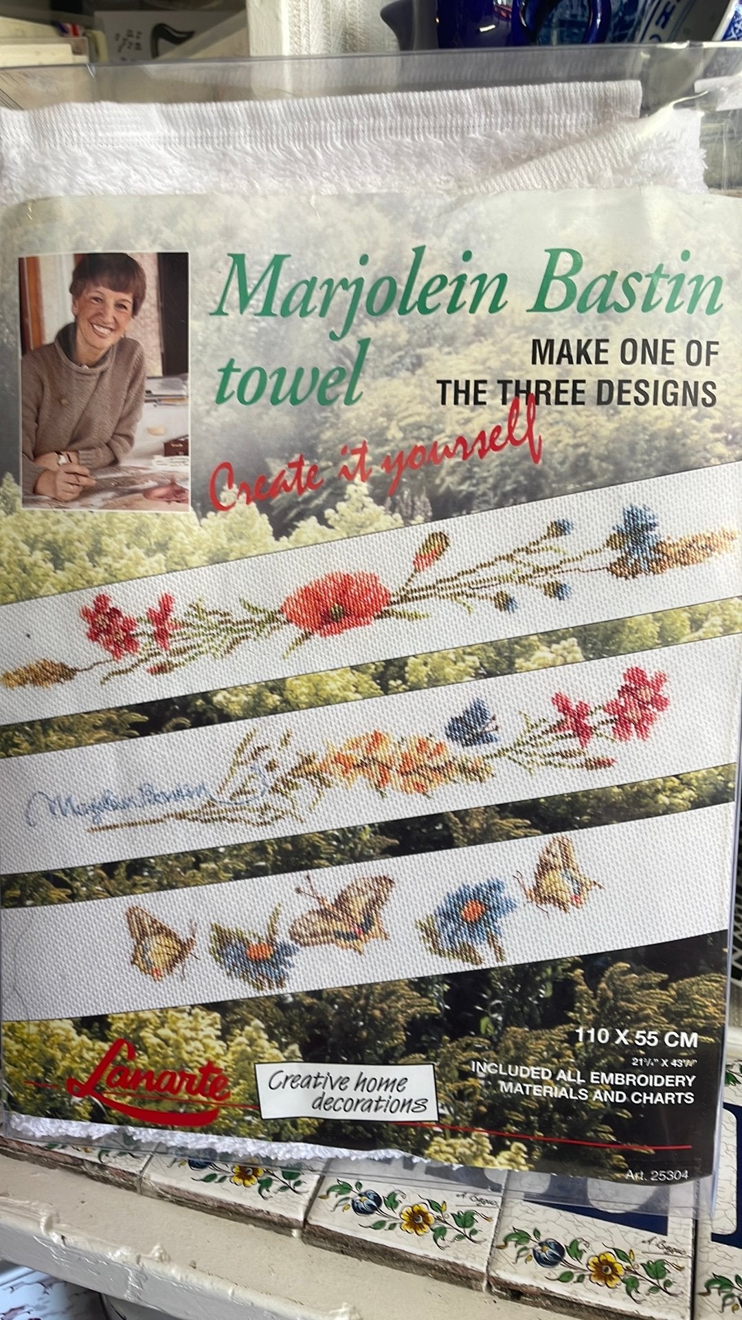 Borduurpakket marjolein bastin lanarte handooek, Ophalen of Verzenden, Nieuw, Borduurpakket