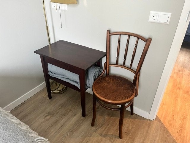 Bijzettafel hout, donkerbruin (zuidland), Huis en Inrichting, Minder dan 55 cm, Gebruikt, Rechthoekig, Hout