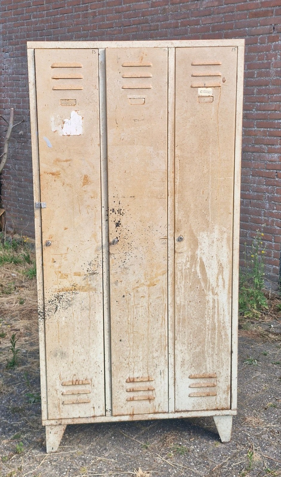 VINTAGE stalen LOCKERKAST, Huis en Inrichting, Kasten | Lockerkasten, Ophalen