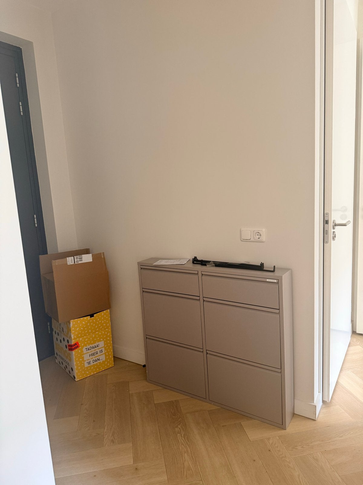 Schoenenkast/Shoe Cabinet + Kapstok /Coat Rack, Ophalen, Nieuw, Wandkapstok, Minder dan 100 cm