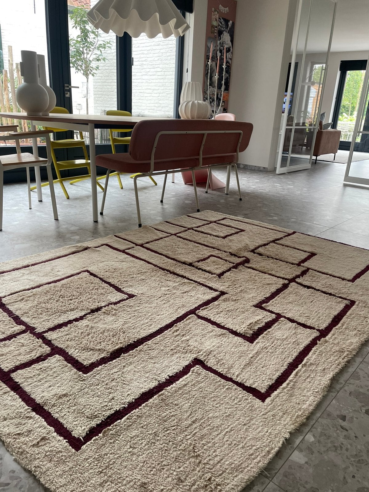 Nous Living Vloerkleed (als nieuw!), Ophalen of Verzenden, Zo goed als nieuw, Rechthoekig, 200 cm of meer