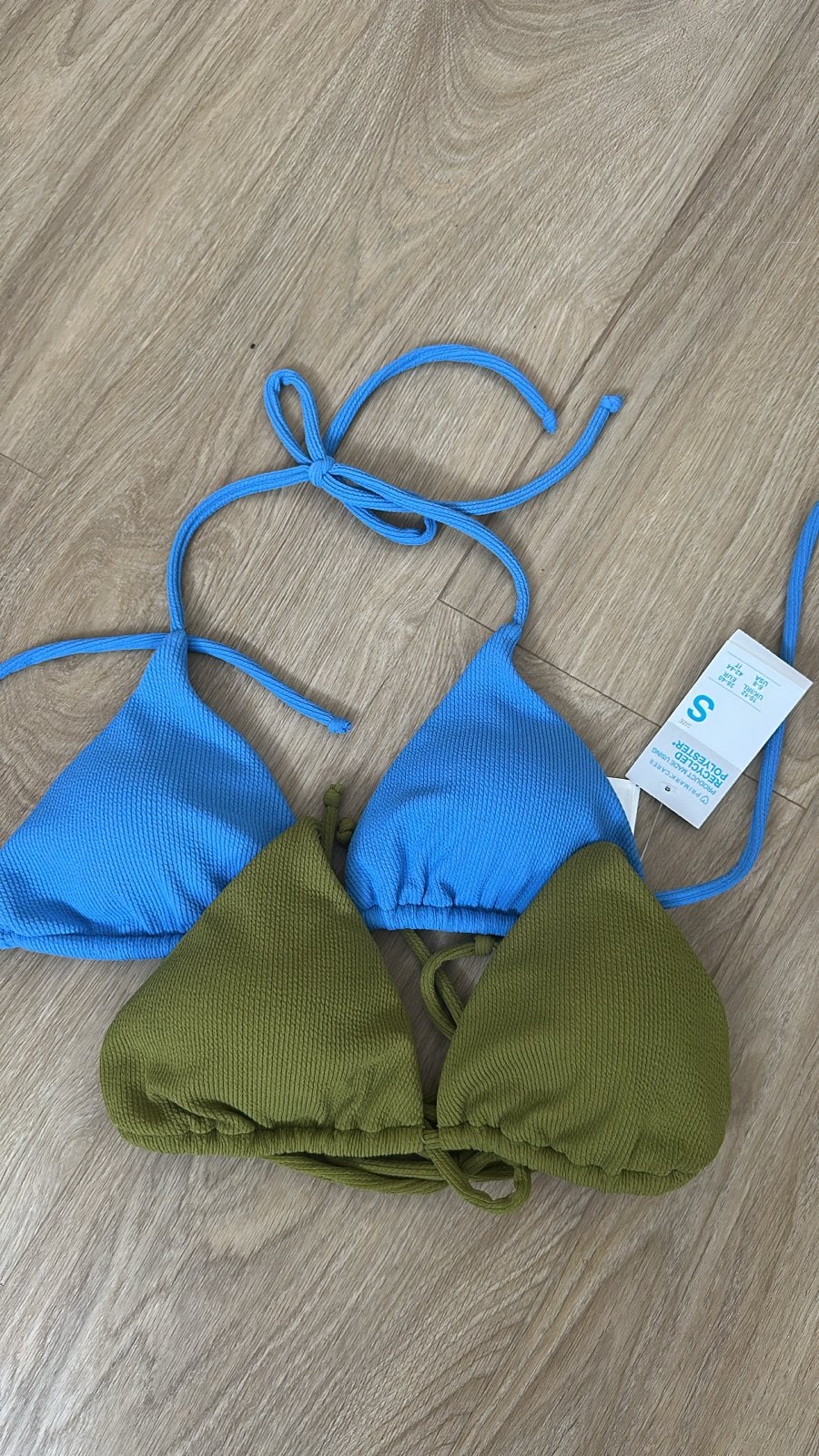 Primark Bikini Topjes - Blauw & Groen (Maat S), Ophalen of Verzenden, Nieuw, Blauw, Bikini