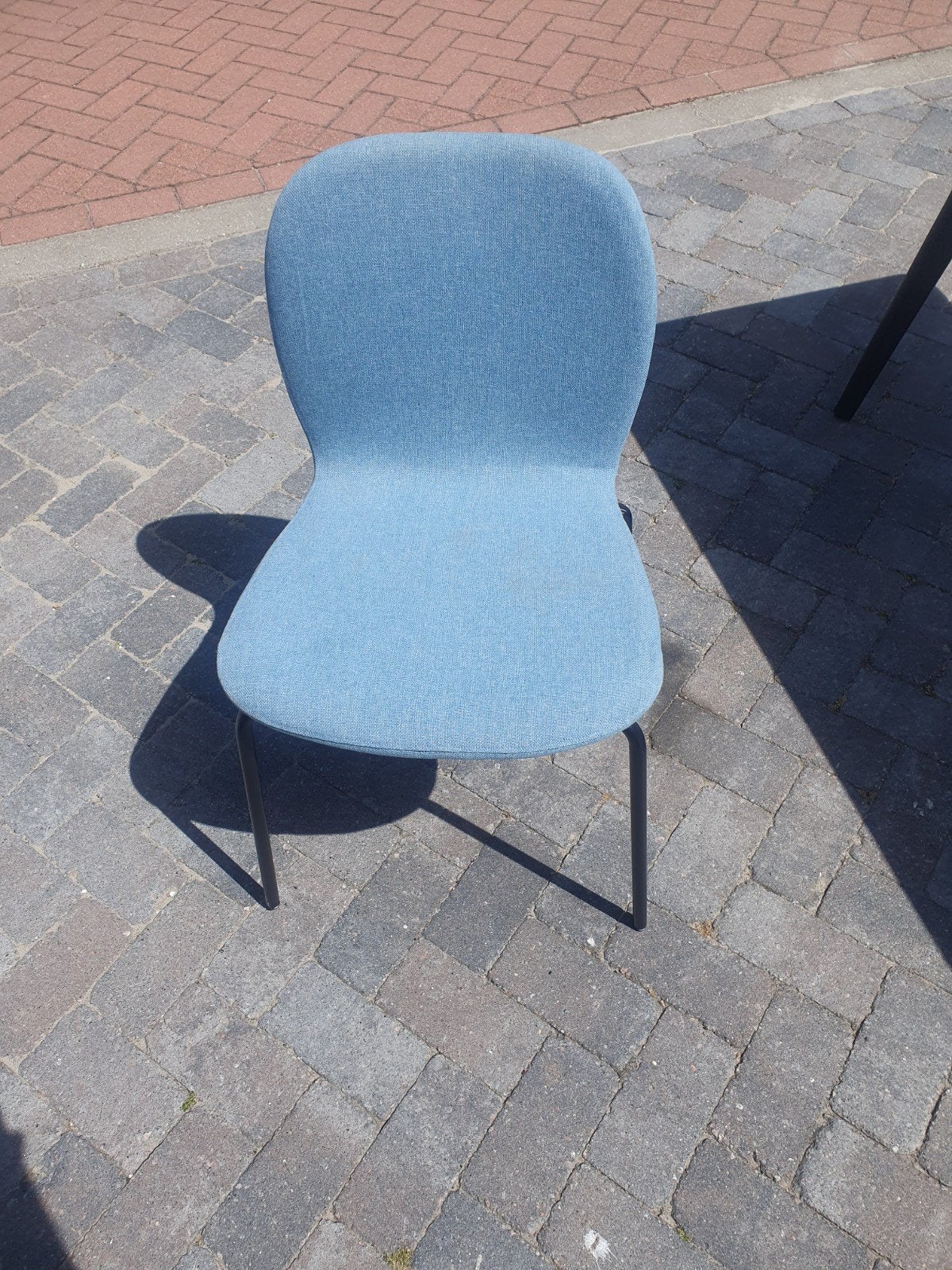Ikea karlpetter stoelen blauw 4 stuks, Huis en Inrichting, Stoelen, Ophalen, Zo goed als nieuw, Blauw, Vier
