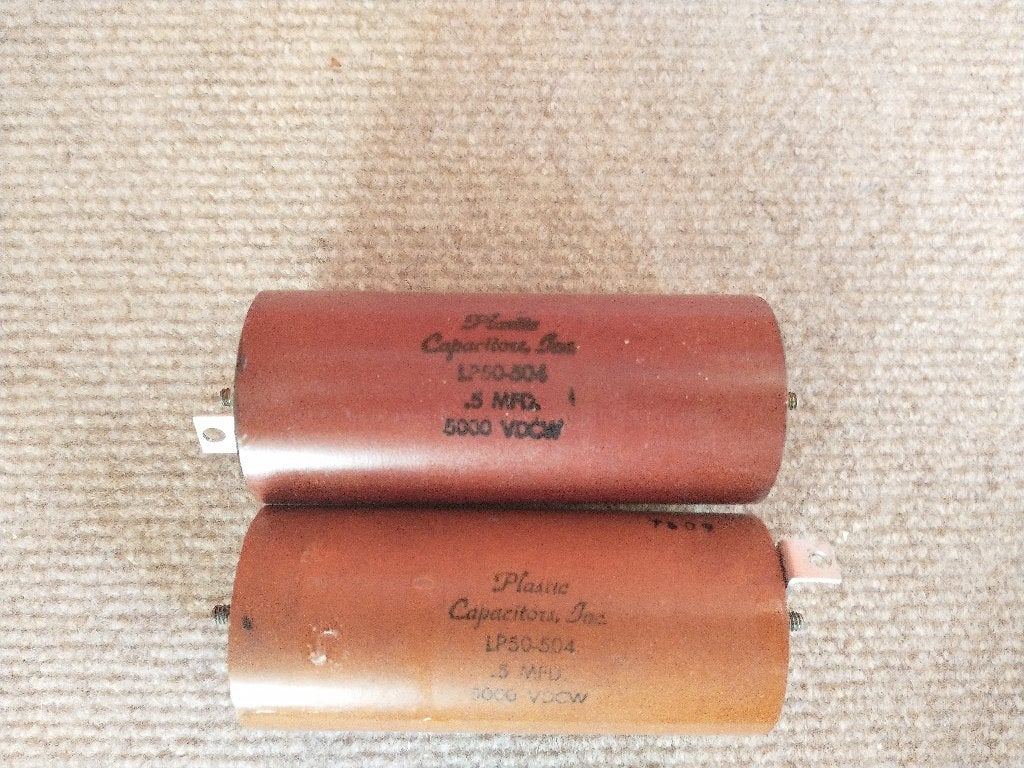 Plastic capacitors inc 0,5uf 5000v, Ophalen of Verzenden, Nieuw
