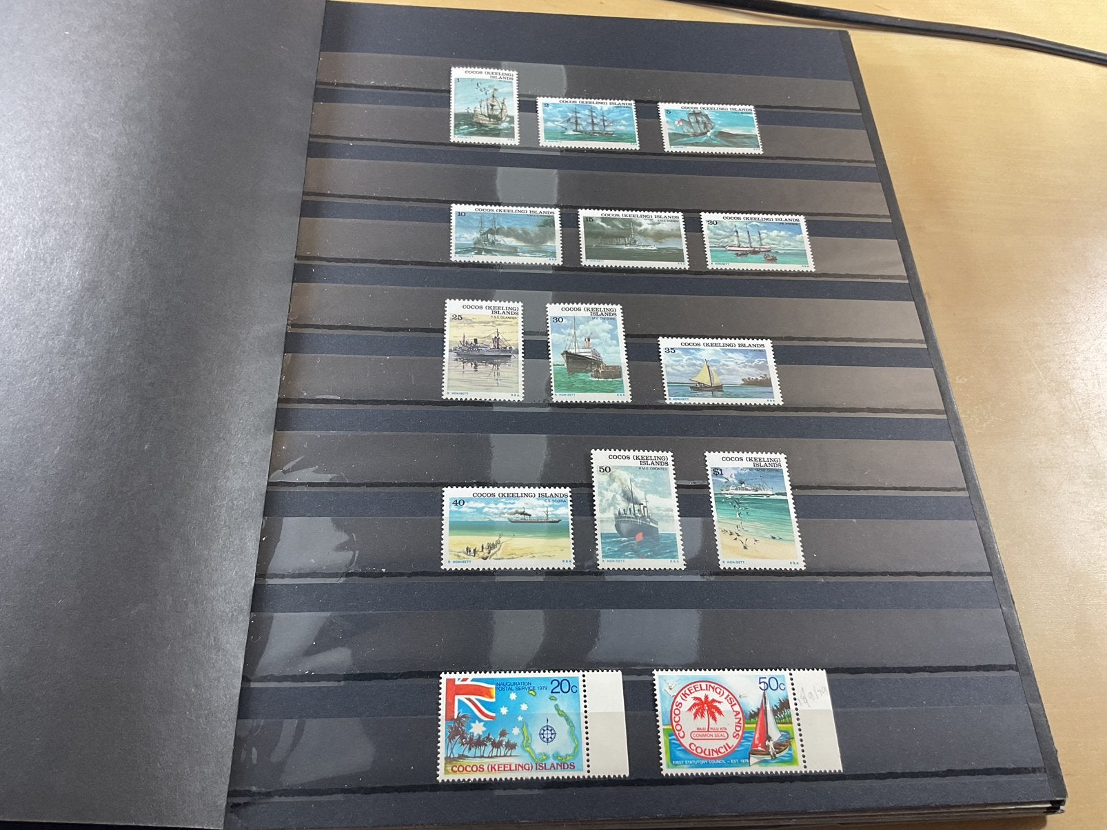 Stockboek Cook Island en Cocos Keeling postfris, Ophalen of Verzenden, Buitenland