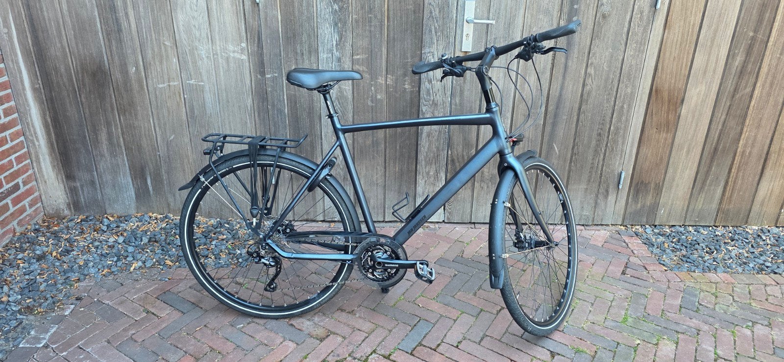 Jan Jansen Transalpine herenfiets, mt 60, Noorderlicht Satin, Fietsen en Brommers, Fietsen | Heren | Herenfietsen, Versnellingen