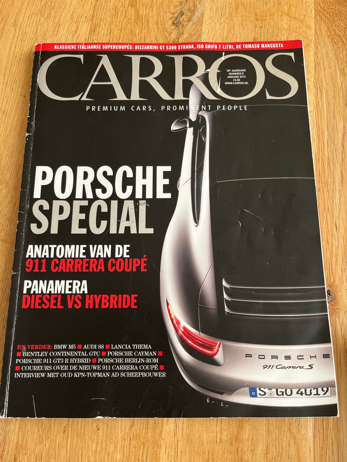 Carros  Porsche Special 8/2012 138 pag tijdschrift, Ophalen of Verzenden, Gelezen, Porsche