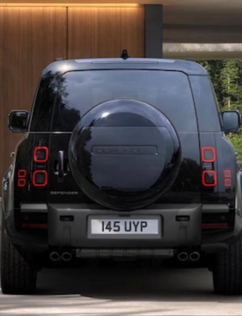 Nieuw orgineel! DEFENDER RESERVEWIELCOVER - GLOSS BLACK, Ophalen, Land Rover, Achterklep, Nieuw