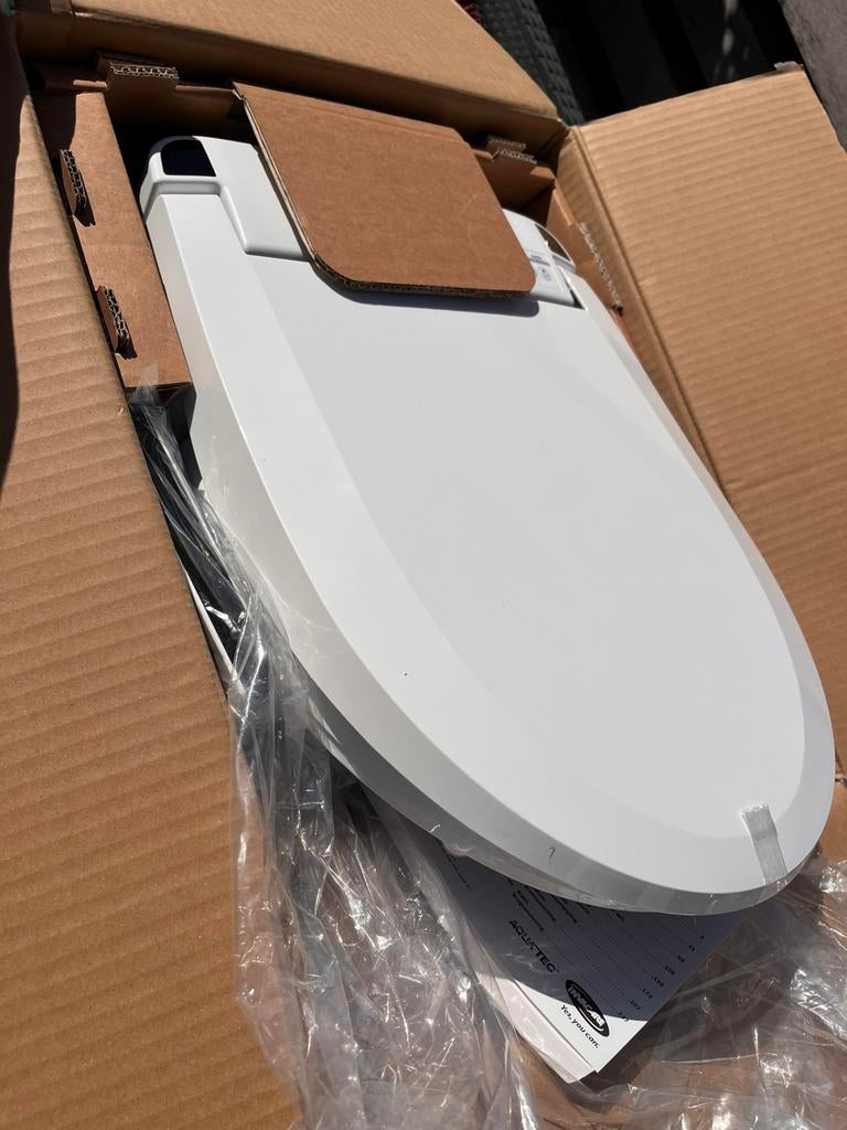 Aquatec Pure Bidet WC bril - Nieuw in doos, Ophalen, Nieuw, Toilet