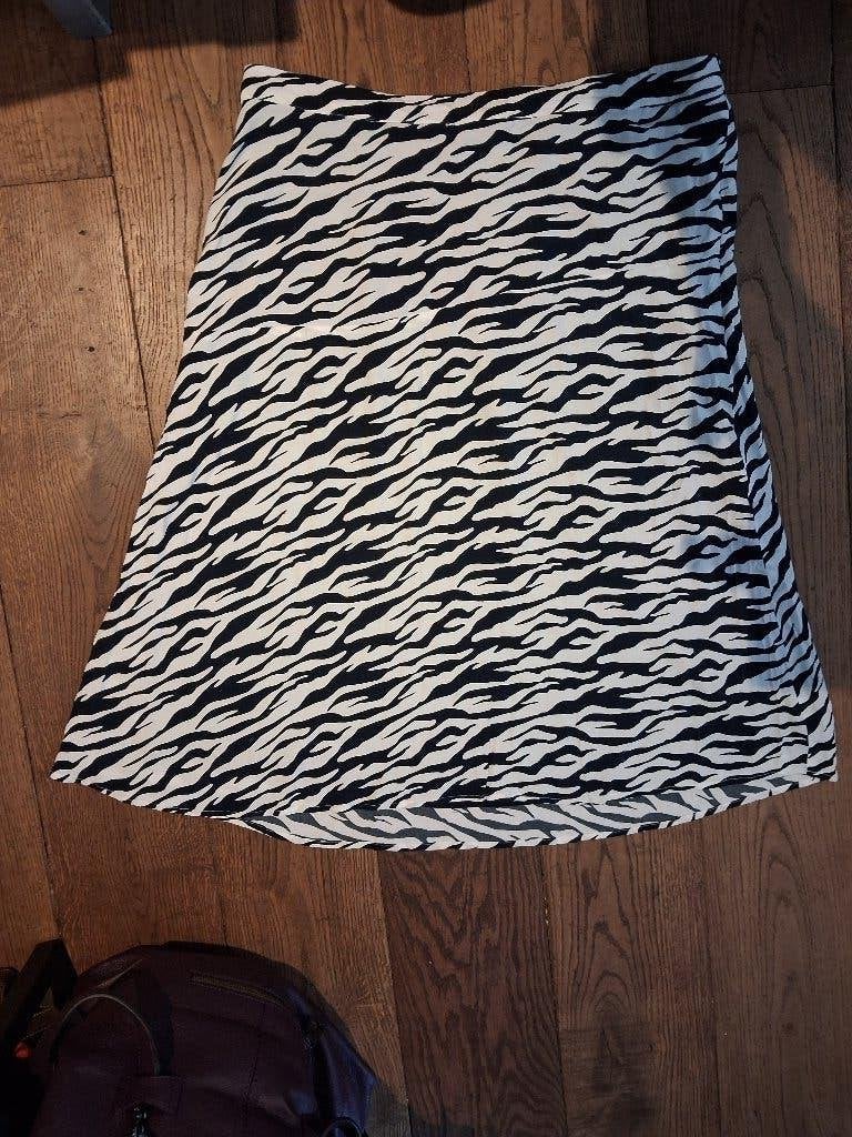 HV Society Lange rok hvschloe zebraprint maat 44, Meerkleurig, HV Society, Maat 42/44 (L), Ophalen of Verzenden