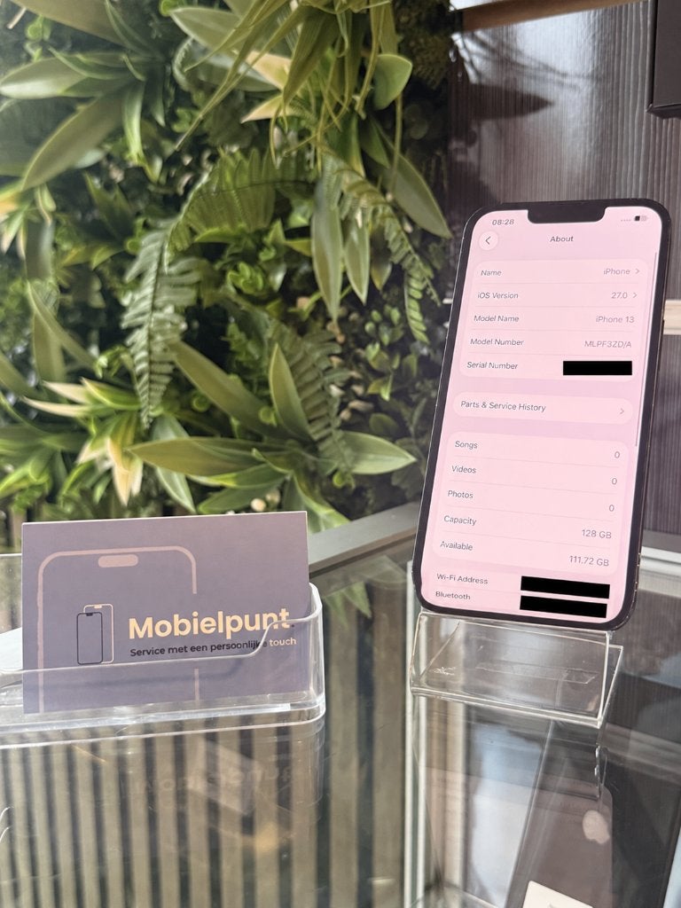 iPhone 13 128GB Midnight | 12 mnd garantie, Zwart, IPhone 13, Ophalen of Verzenden, 100 %