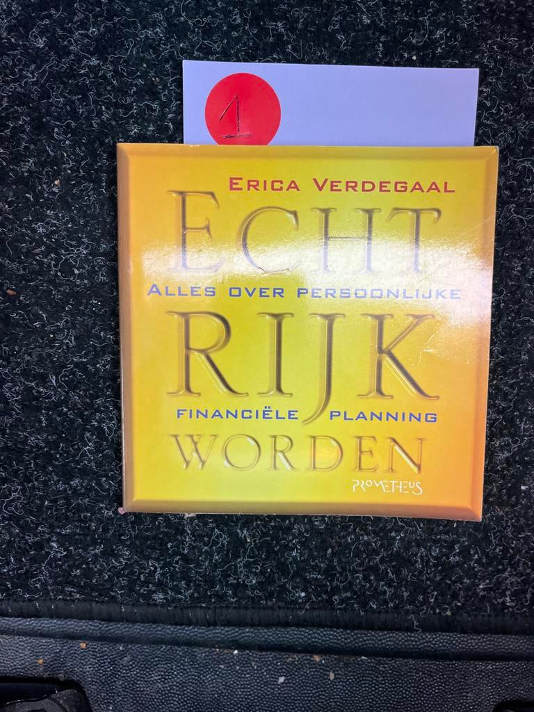 Echt Rijk Worden - Erica Verdegaal (Financiële Planning), Ophalen of Verzenden, Zo goed als nieuw, Geld en Beleggen
