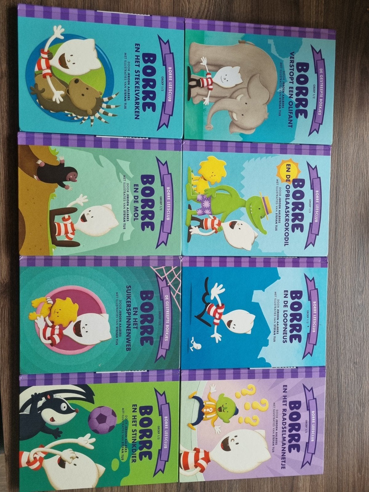 Borre serie kinderboeken 8 stuks, Boeken, Kinderboeken | Kleuters, Ophalen of Verzenden, Zo goed als nieuw, Fictie algemeen