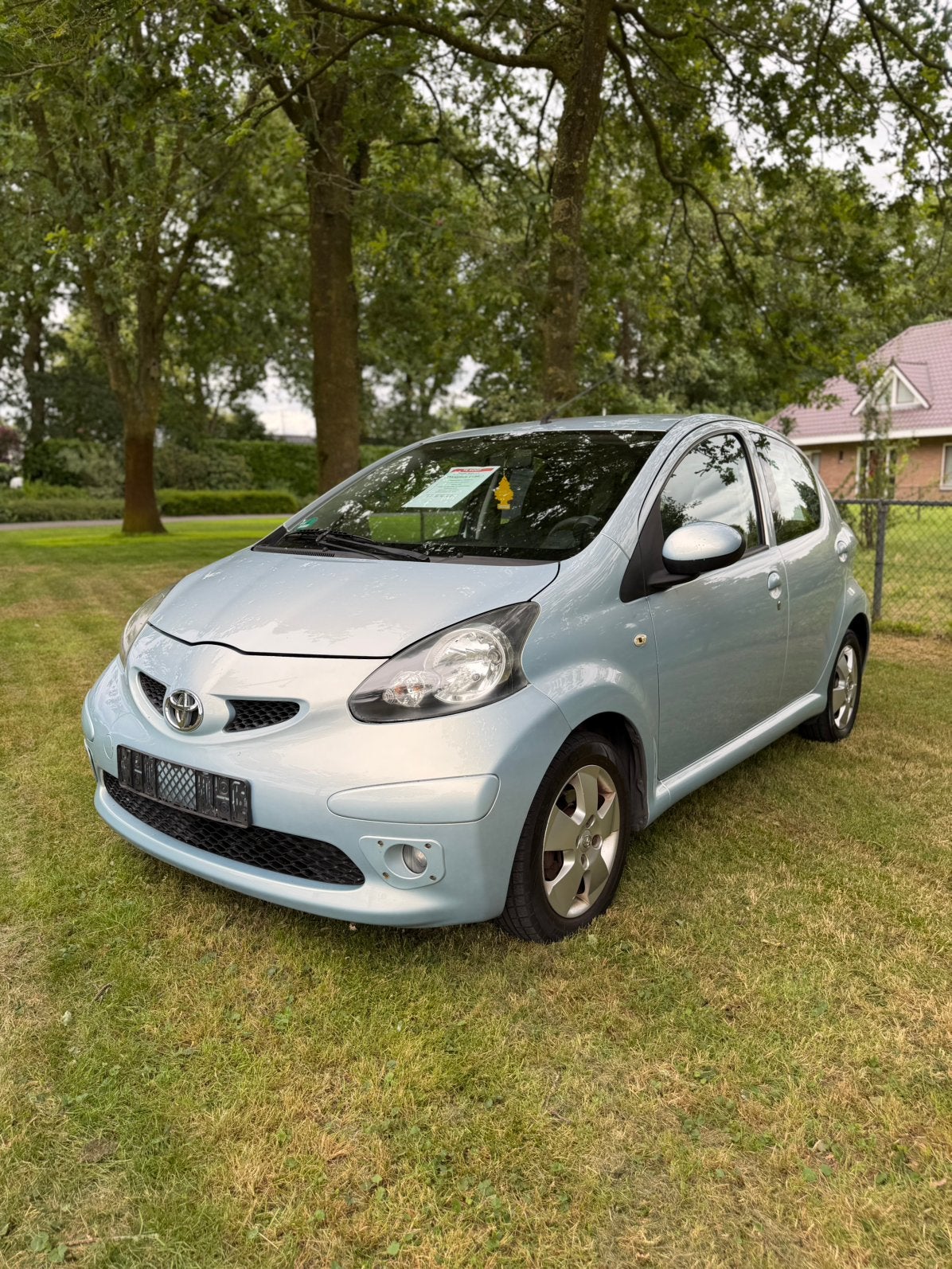 Toyota Aygo 1.0 12V Vvt-i 5DRS 2006 Blauw ijskoude airco🥶, Auto's, Voorwielaandrijving, Zwart, 68 pk, Origineel Nederlands