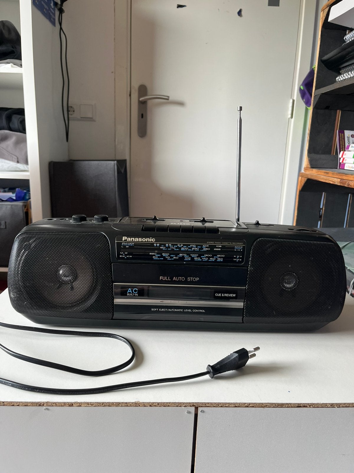 Panasonic RX-FS410 Radio Cassette Recorder – Werkend, Ophalen of Verzenden, Gebruikt, Radio